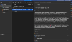 Abstract of a file on Zotero