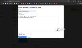 Add comments and email