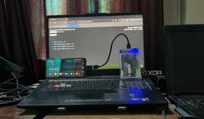photo of an android phone mixplorer webdav ssd access on brave browser windows 11