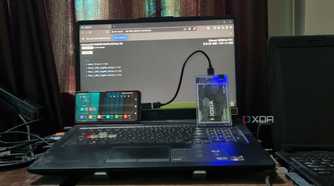 photo of an android phone mixplorer webdav ssd access on brave browser windows 11