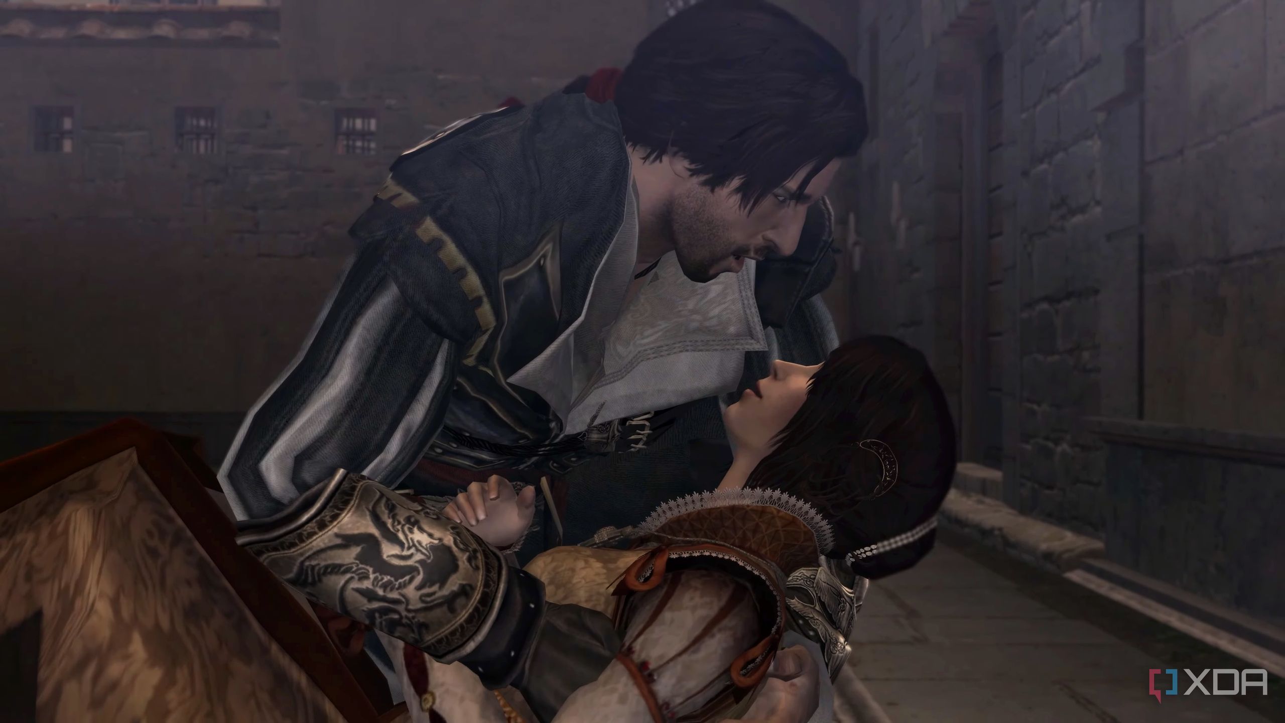 Cristina dies in Ezio's arms in Assassins Creed Brotherhood.