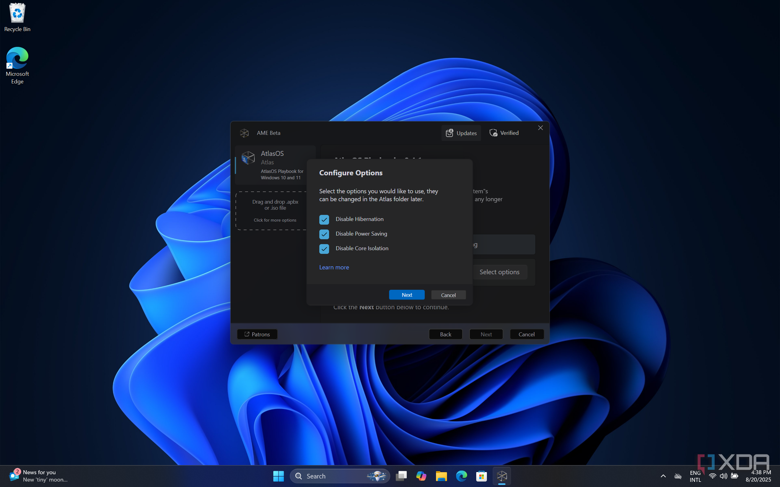 AtlasOS makes Windows 11 actually usable, but you're trading security ...