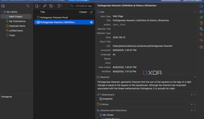 Automatically added link on Zotero