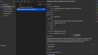 Automatically added link on Zotero