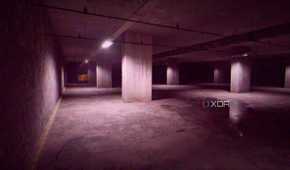 A basement in Backrooms: Escape Together.