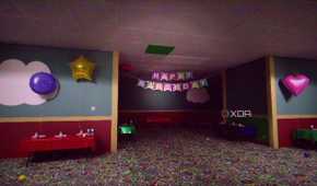 A screenshot from Backrooms: Escape Together with ShaderGlass.