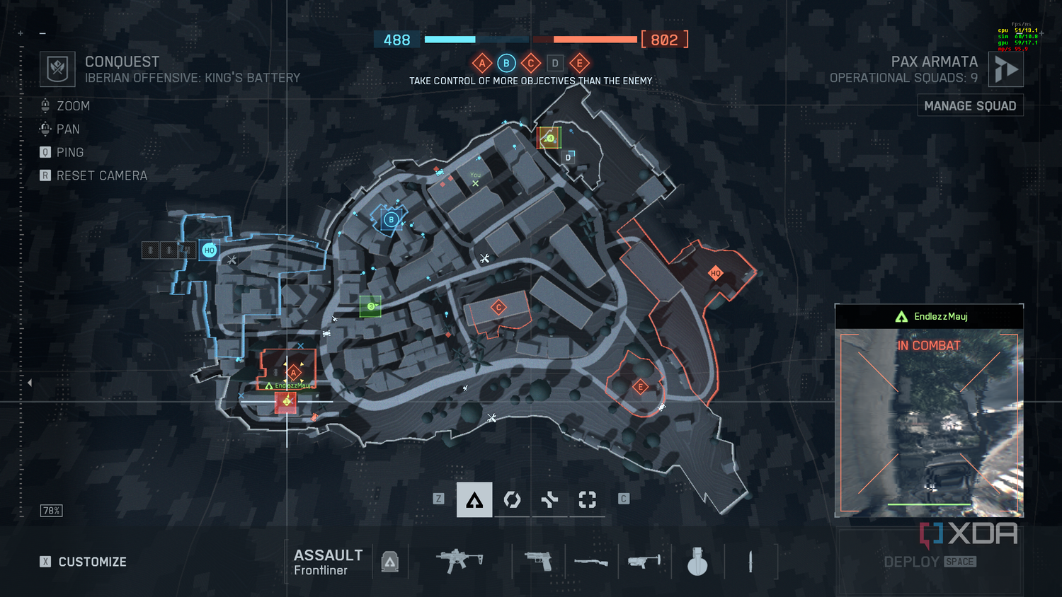 A map of the Iberian Offensive map in the Battlefield 6 open beta.