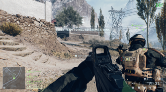 A screenshot from Battlefield 6's open beta.