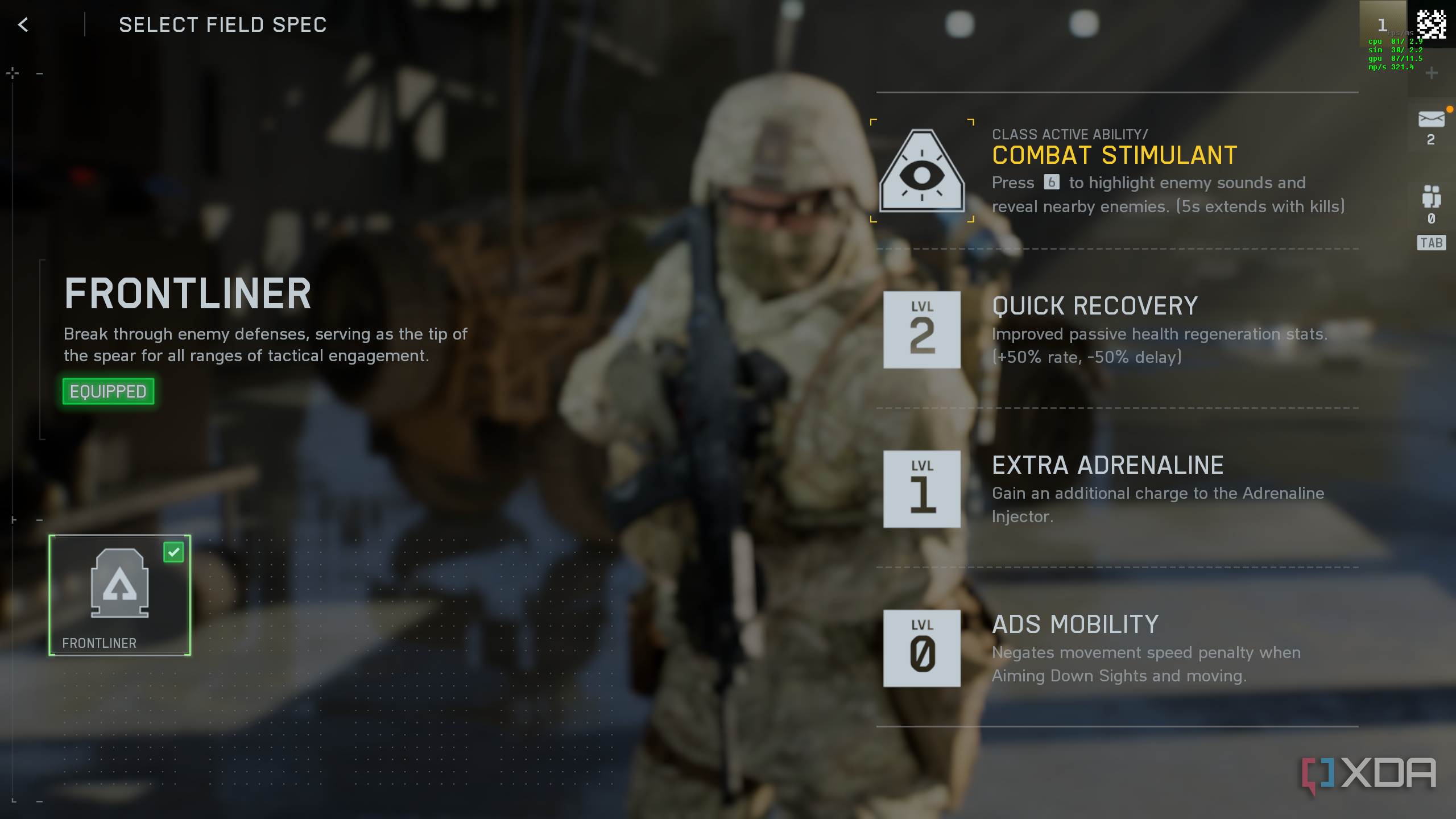A screenshot from the Battlefield 6 open beta.