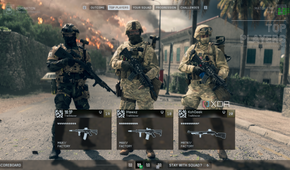 A trio of players in the Battlefield 6 open beta.