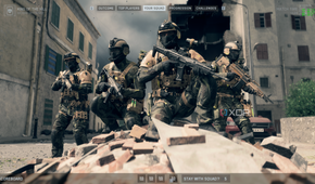 A full squad in the Battlefield 6 open beta.