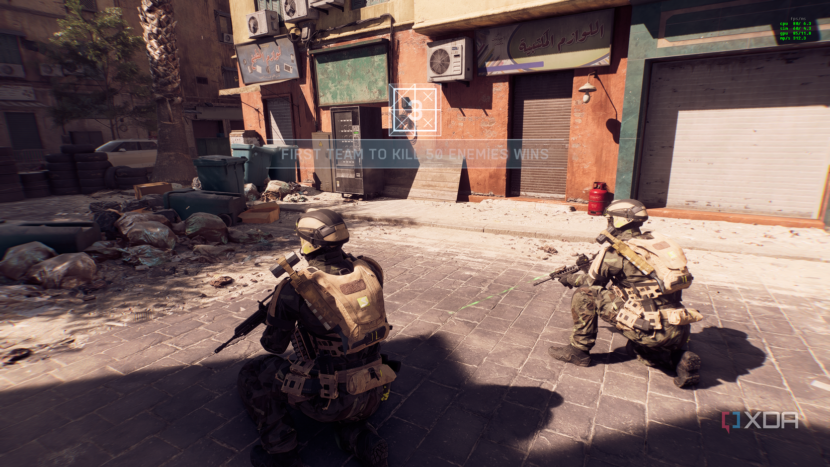 Una captura de pantalla de Battlefield 6's Open Beta.