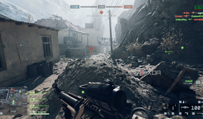 A screenshot from Battlefield 6's open beta.