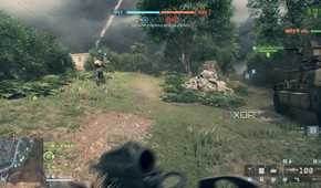 A screenshot from Battlefield 6's open beta.