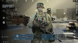 A screenshot of the support class in the Battlefield 6 open beta