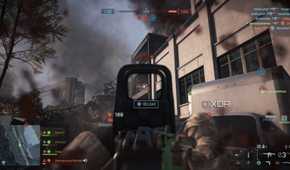 A screenshot of gameplay from the Battlefield 6 open beta