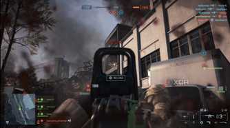 A screenshot of gameplay from the Battlefield 6 open beta