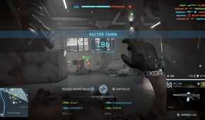 A screenshot of being downed during Conquest in the Battlefield 6 open beta