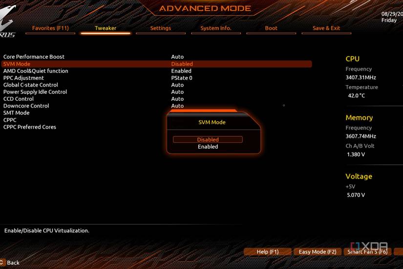 6 BIOS features that are a must for virtualization