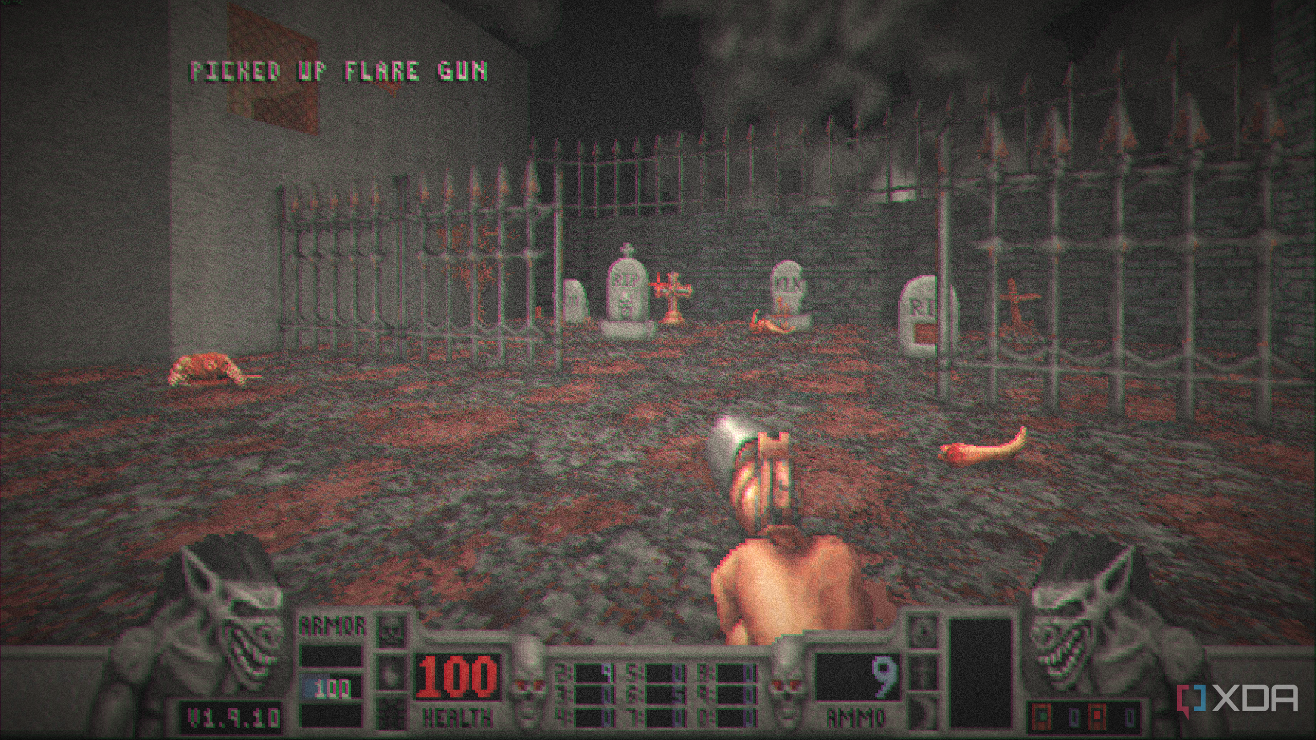Blood: Fresh Supply on a technicolor filter.