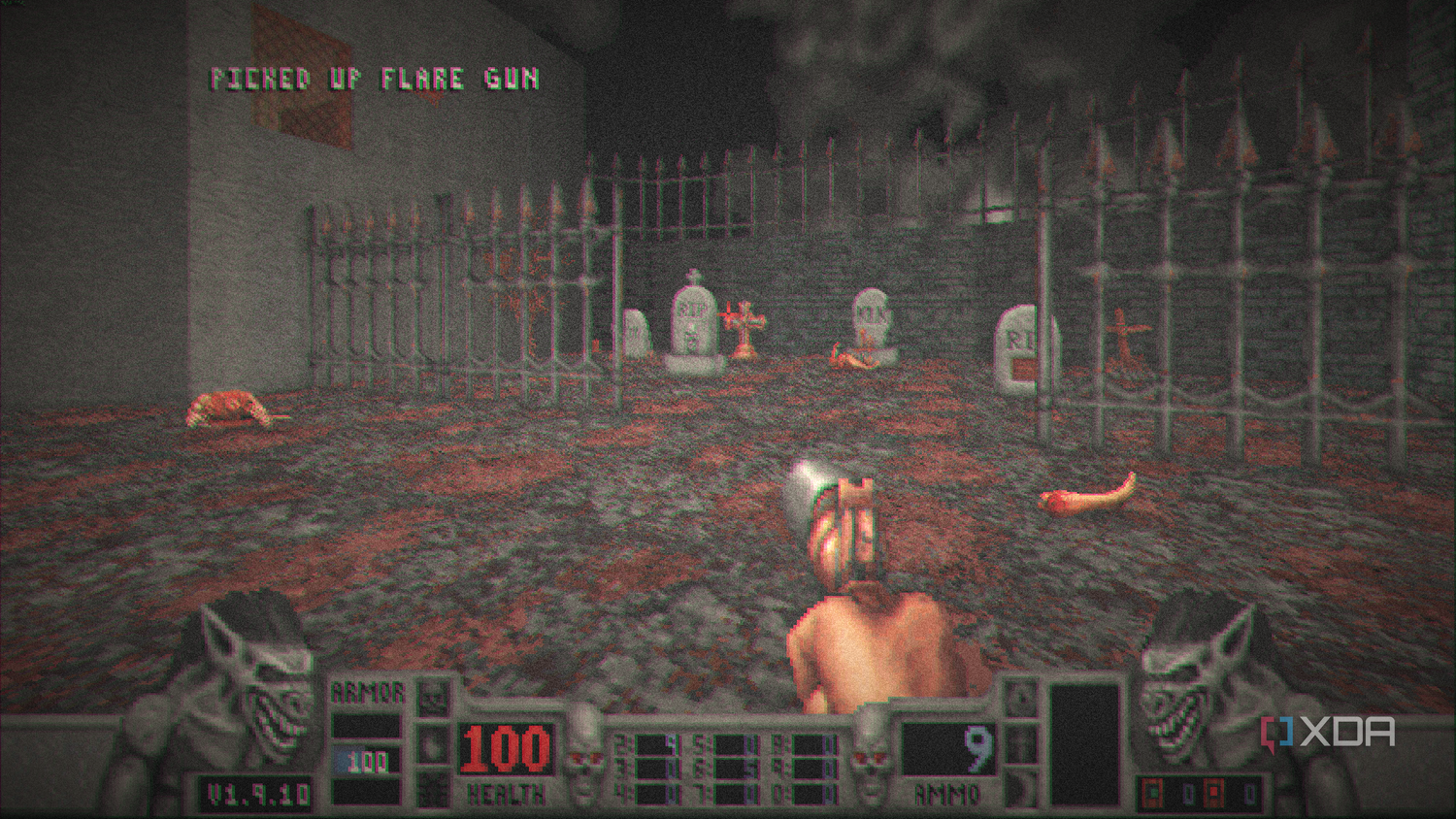 Blood: Fresh Supply on a technicolor filter.