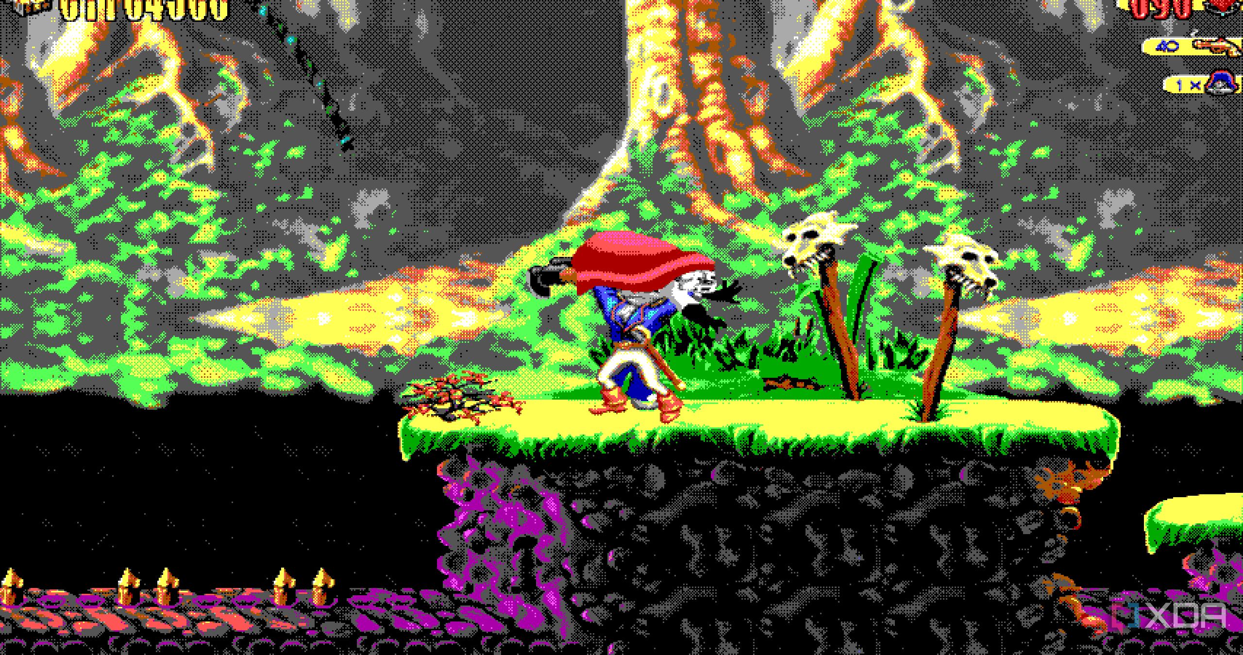 Captain Claw through ShaderGlass.