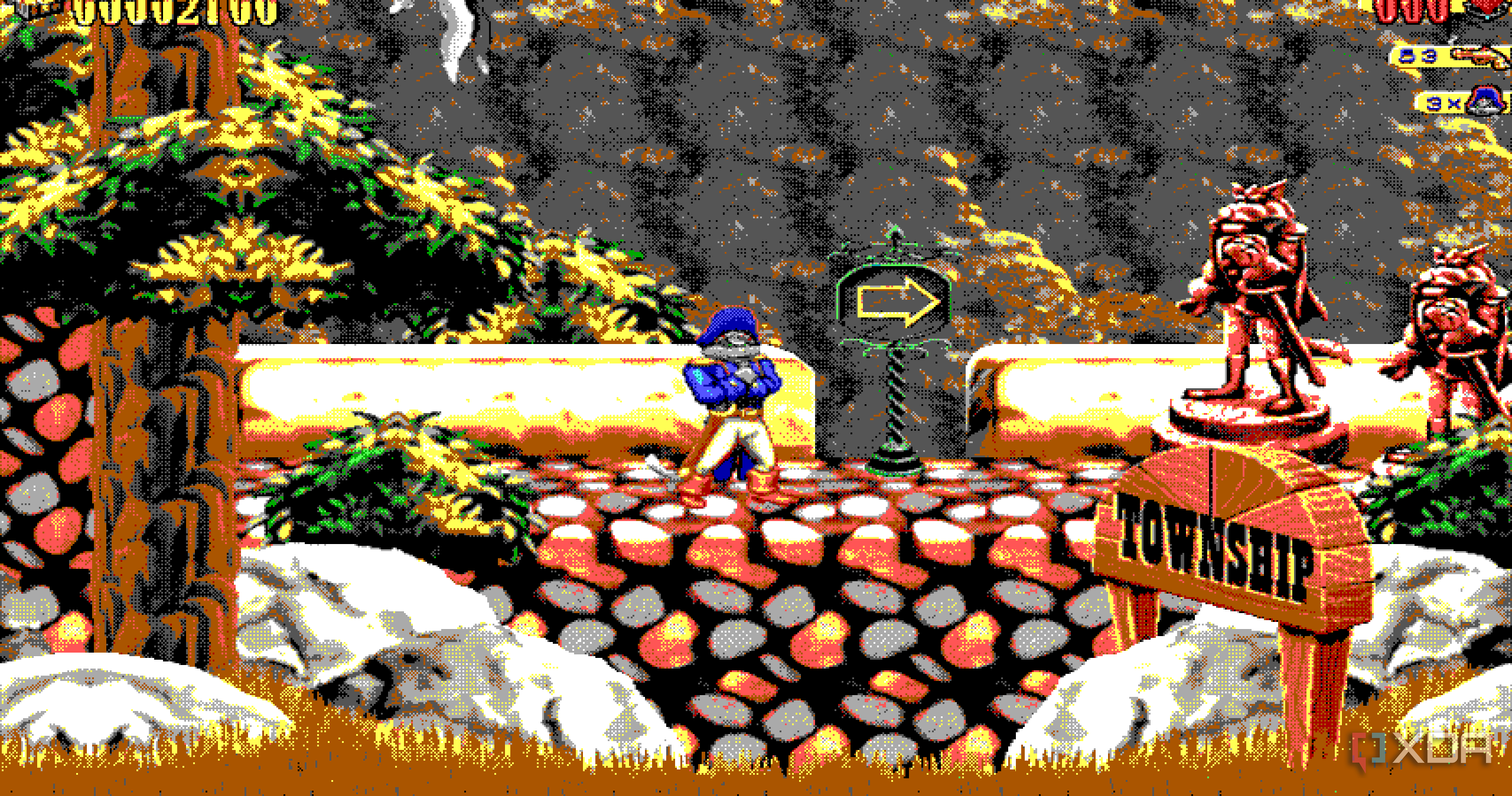 Captain Claw through ShaderGlass.