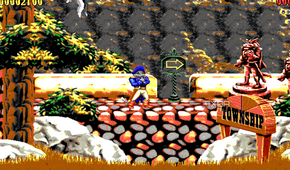 Captain Claw through ShaderGlass.