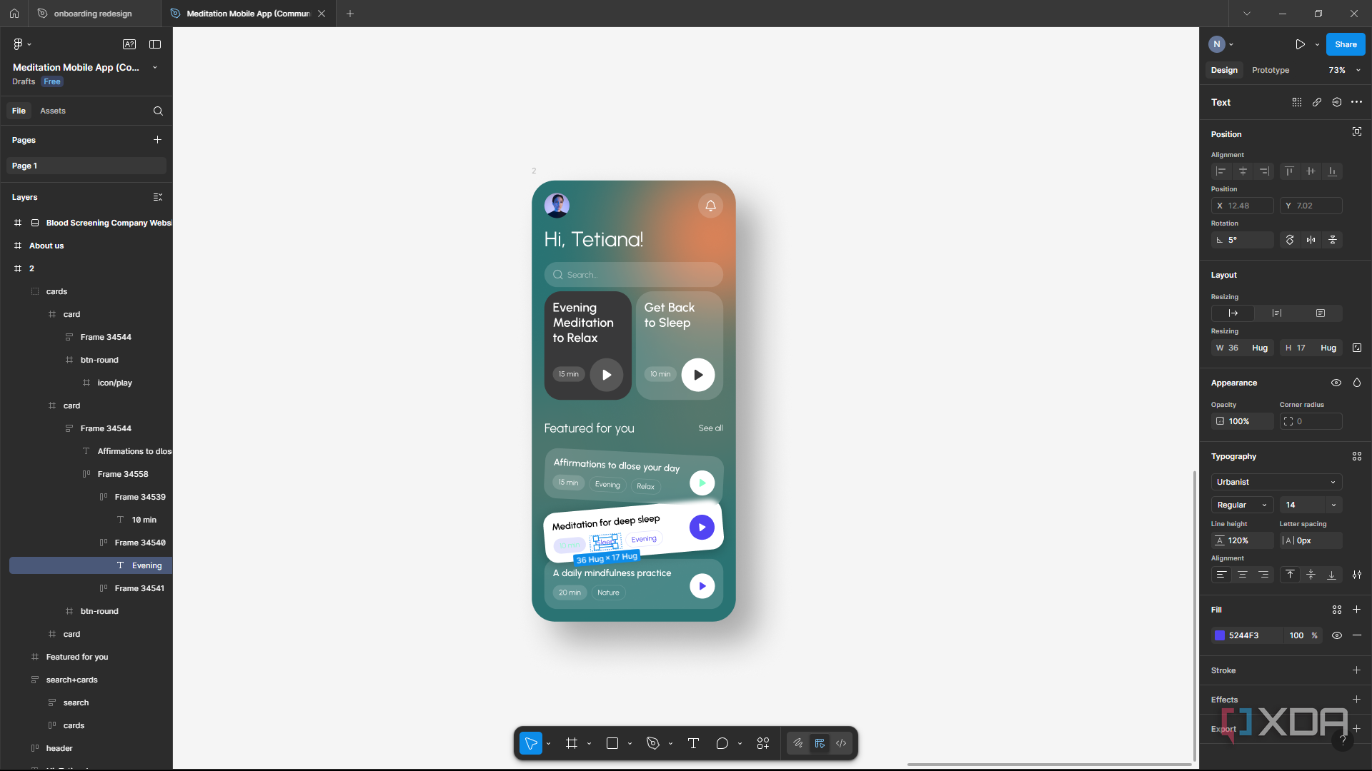 Changin secondary color of design in Figma