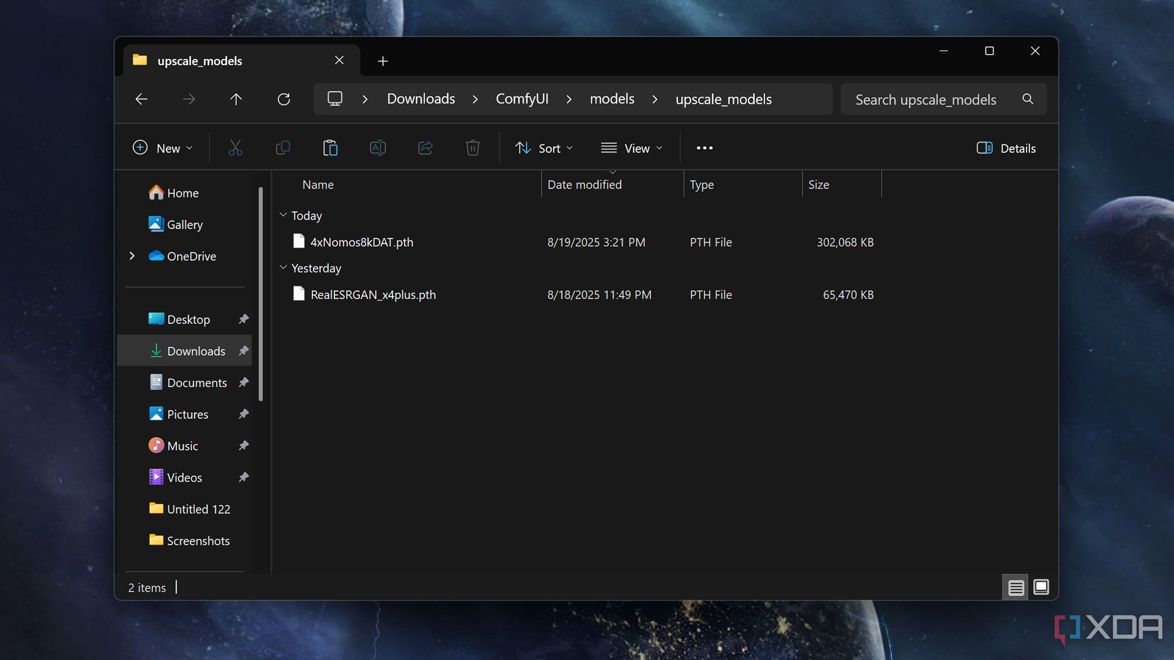 Storing an AI model in ComfyUI