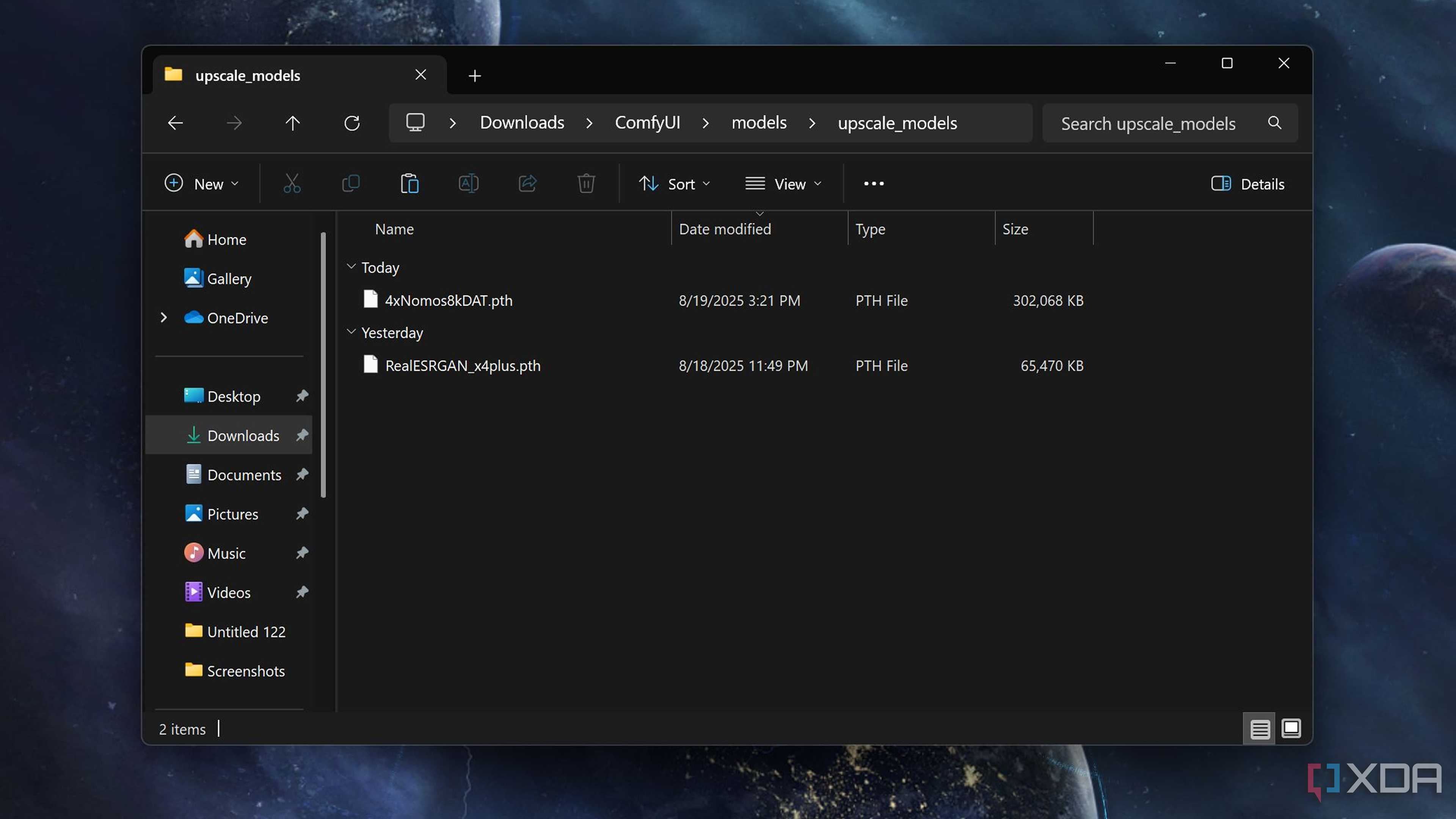 Storing an AI model in ComfyUI