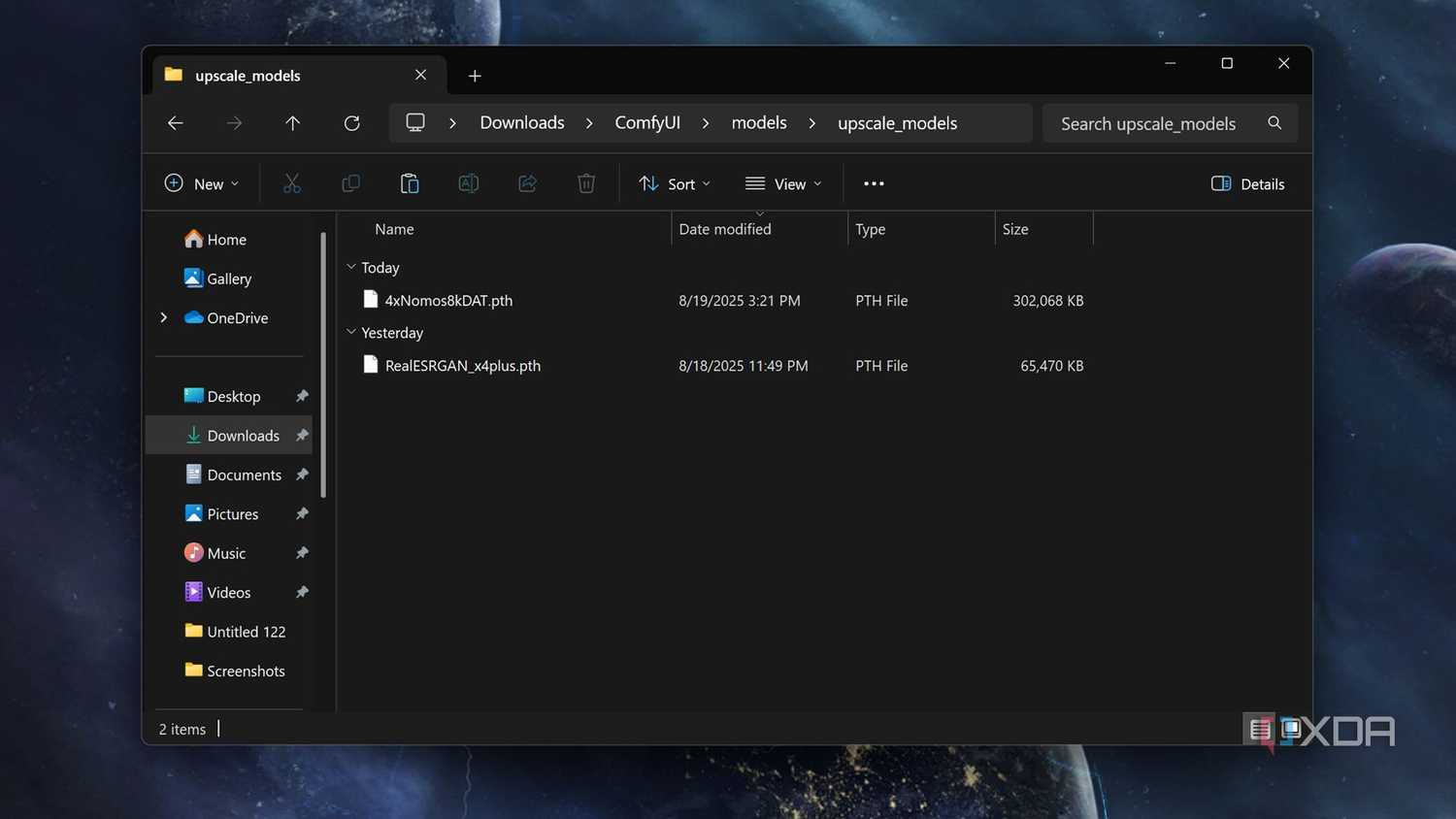 Storing an AI model in ComfyUI