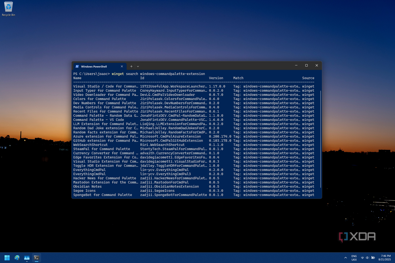 Command Extensions Microsoft's Command Palette is getting better, but it's still a ways ...