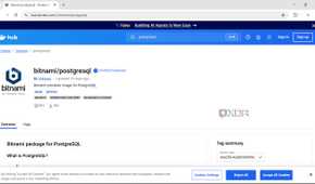 container image for postgresql support