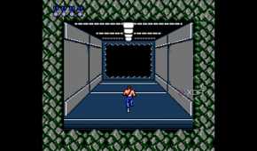 Stage 2 of Contra running on a NES emulator.