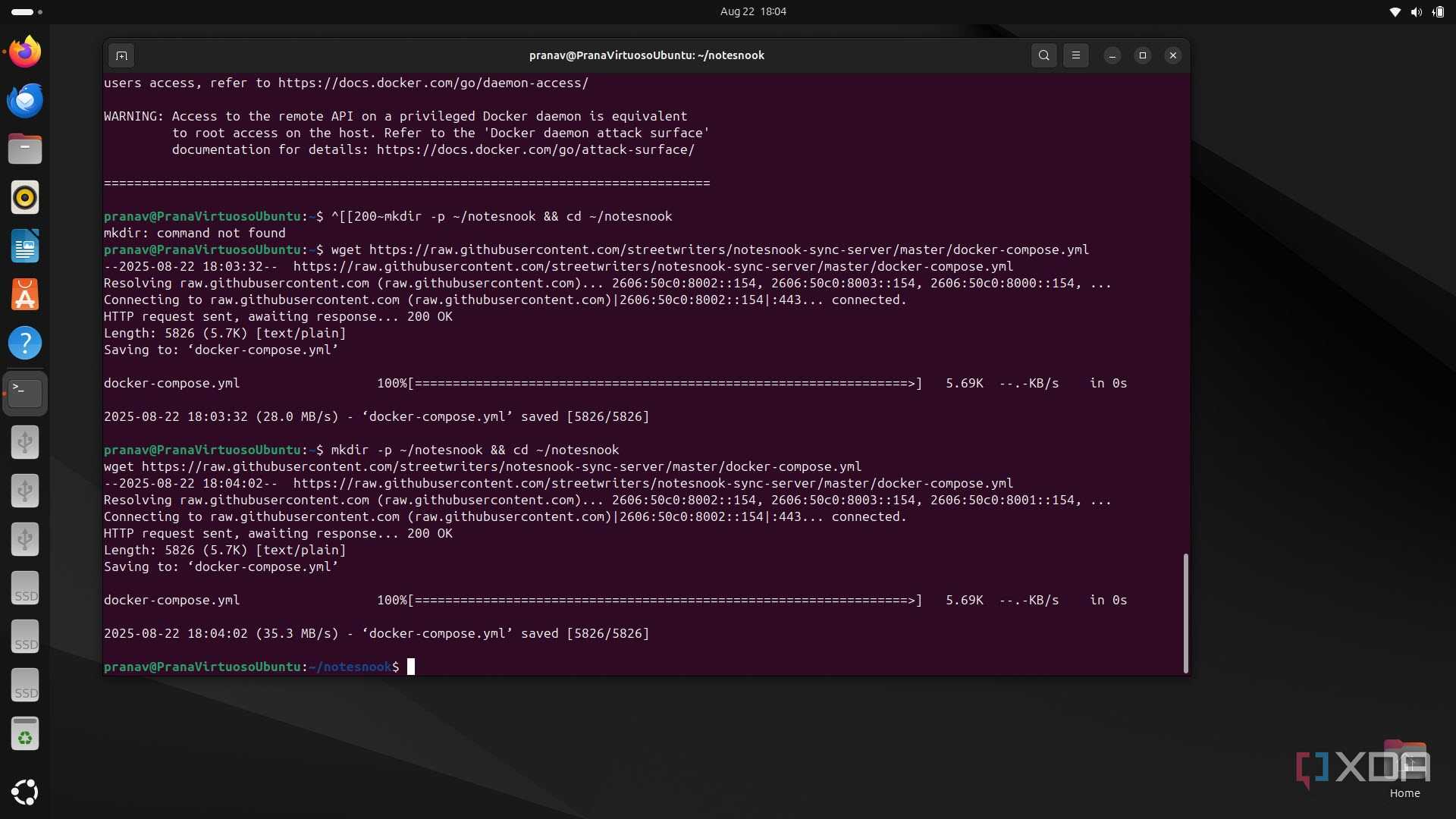 Creating Notesnook folder and creating its instance