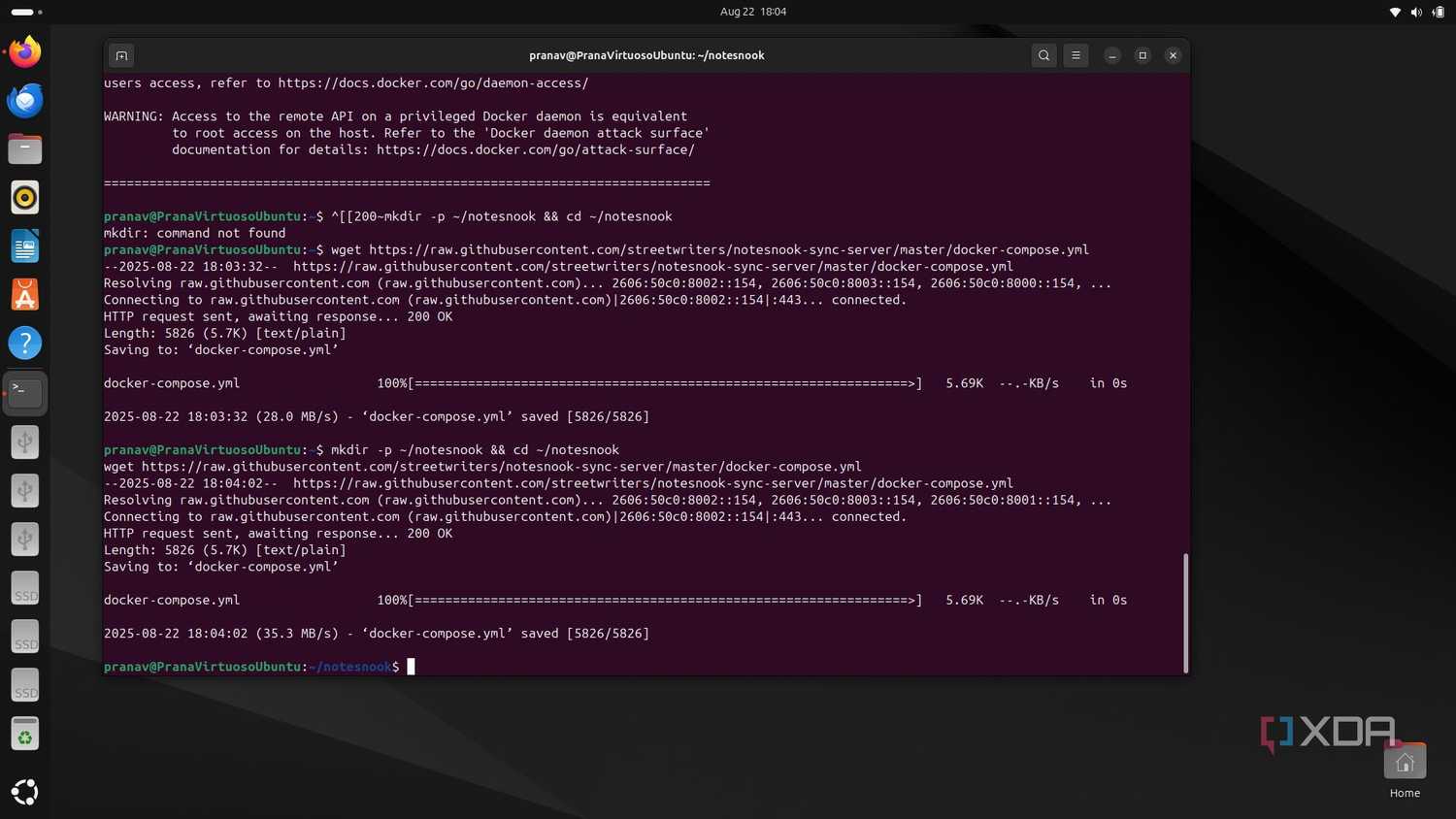 Creating Notesnook folder and creating its instance