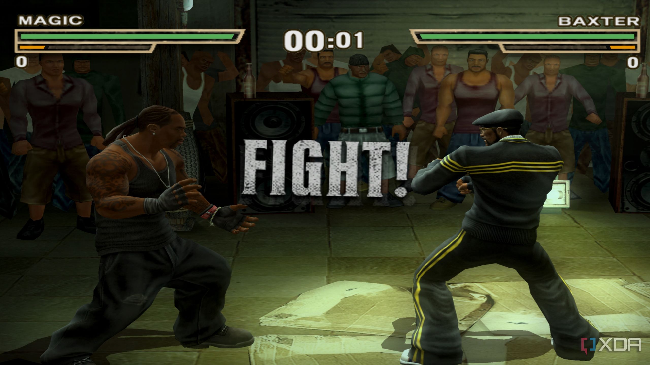 Baxter and Magic fighting in Def Jam: Fight for NY.