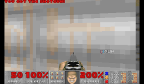 Doom 1993 — getting the shotgun.