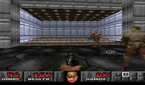 Doomguy's bloody face in Doom.