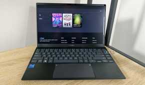 drop admin dashboard on a laptop