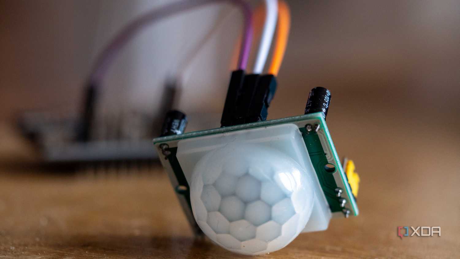 ESP32 C6 connected to a motion sensor