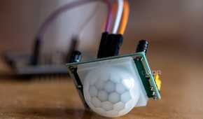 ESP32 C6 connected to a motion sensor