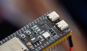 Two USB-C ports on the ESP32-S3