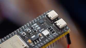 Two USB-C ports on the ESP32-S3