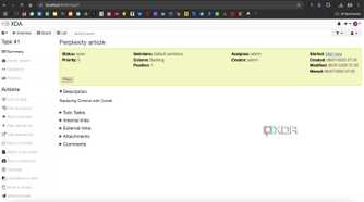Expanding a task on Kanboard