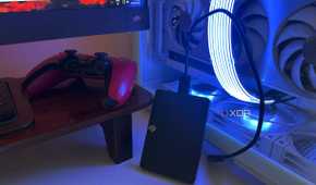 Seagate external hard drive.