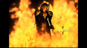 Sephiroth in Final Fantasy VII (1997) on Duckstation.