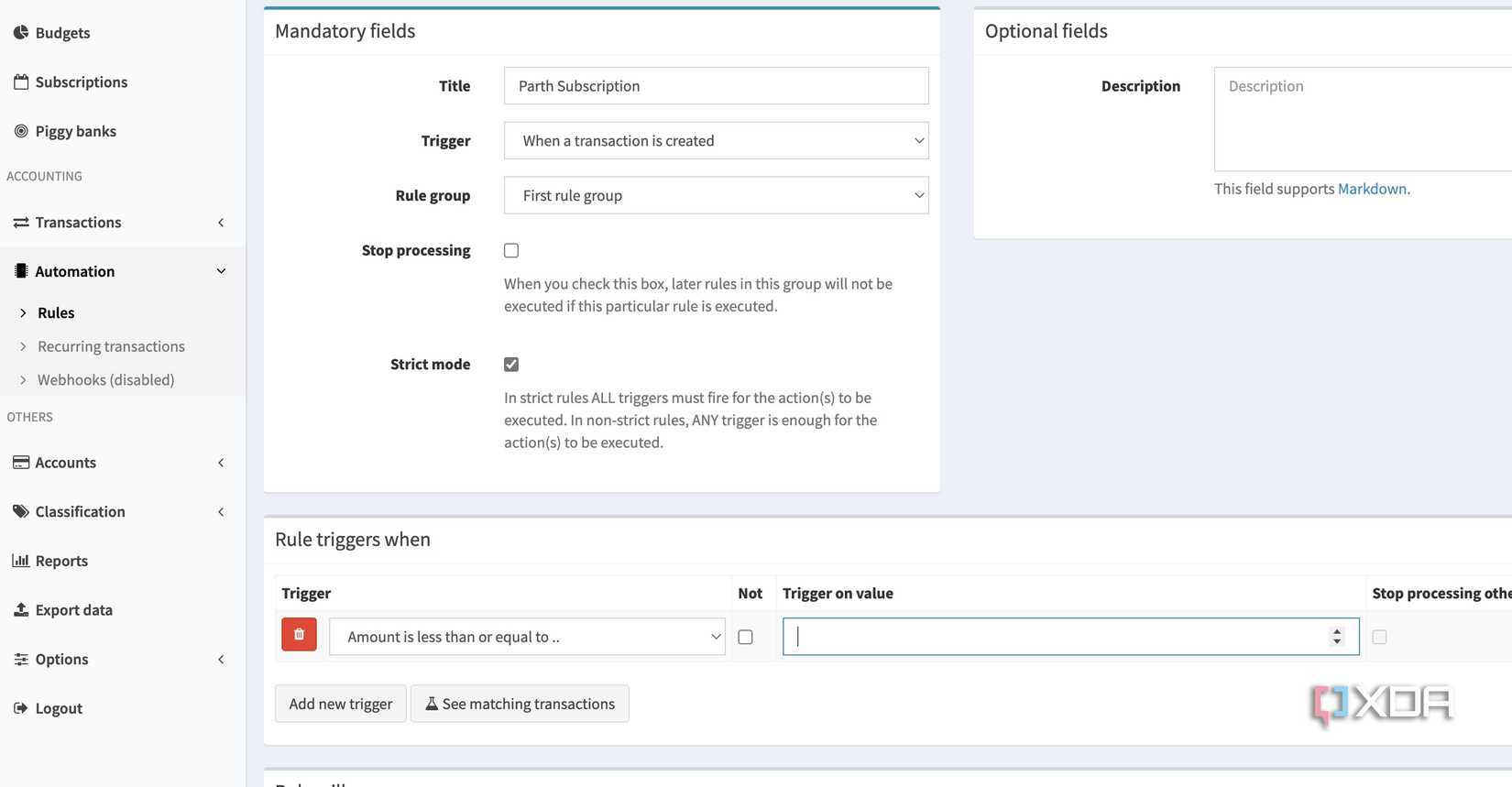 Firefly docker container