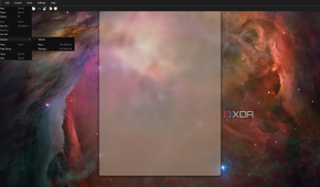 FocusWriter file menu
